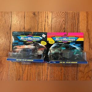 Vintage Star Trek Micro Machines SEALED 3-PACKS TNG Next Generation Lot